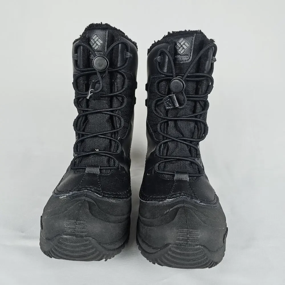Columbia Bugaboot Celsius Kids Boots Size 5, 1945701010 Black